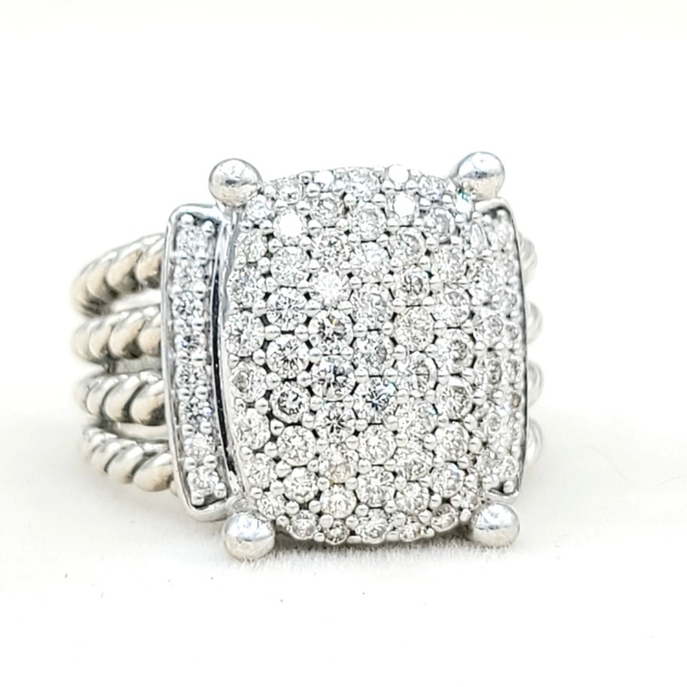 David Yurman Wheaton 16×12 Pave
Diamond Ring